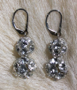 PRINCESS - Double-beaded - 1.25" Sterling silver lever backs. $58 